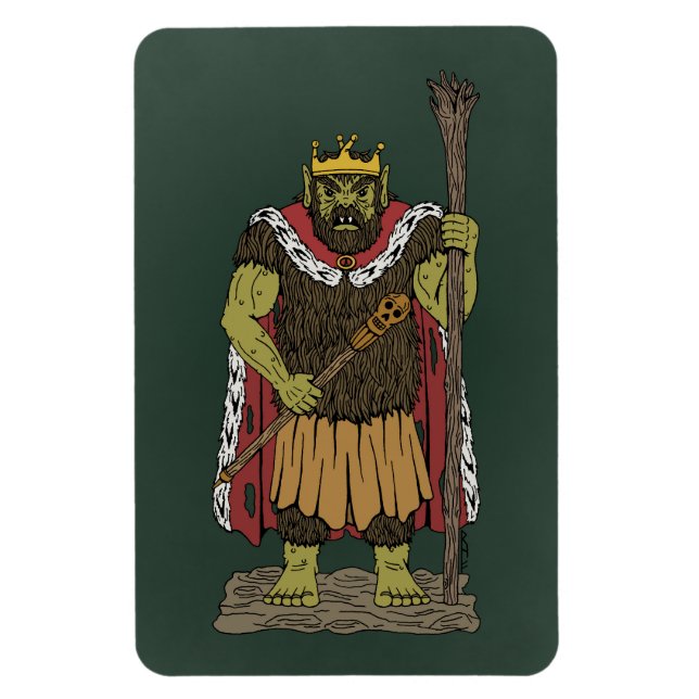King Troll Magnet (Vertical)