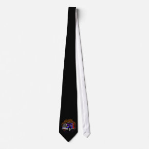 King Trucker Blue Semi Mens Necktie for Truckers