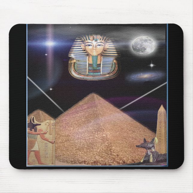 King Tut and Egypt Mouse Pad (Front)