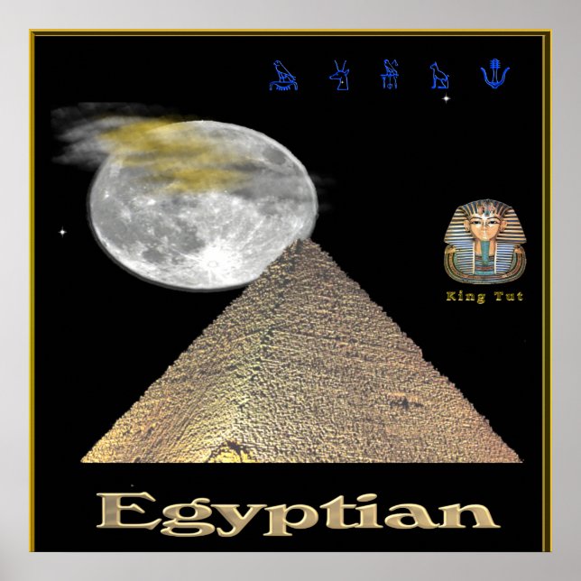 King Tut and Egypt Poster (Front)