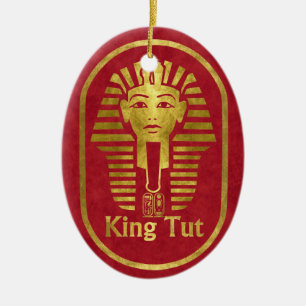 King Tut Ceramic Tree Decoration