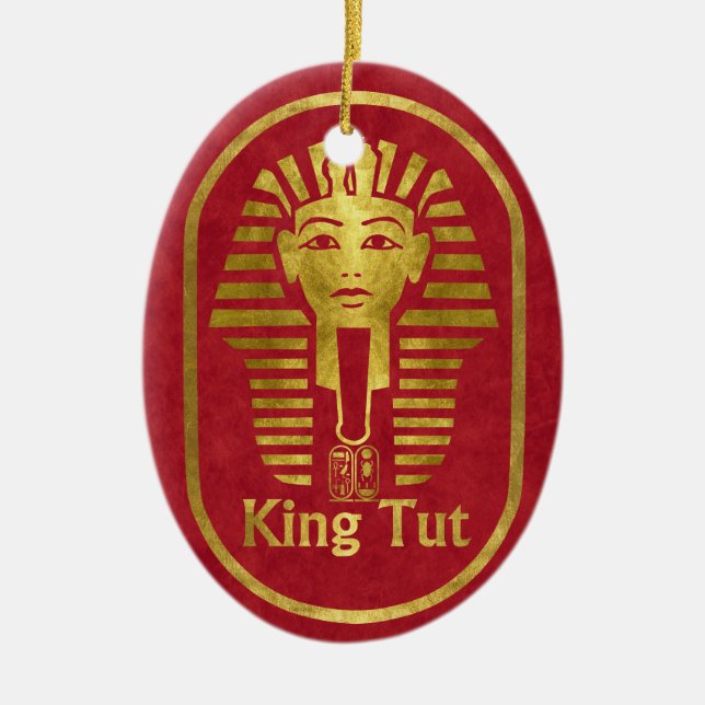 King Tut Ceramic Tree Decoration (Front)