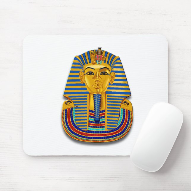 King Tut Mask Mouse Pad (With Mouse)