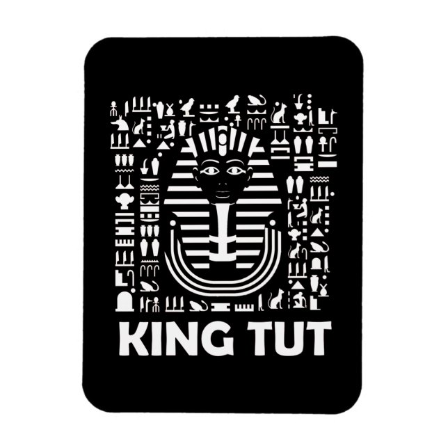 King tut pharaoh egyptian Hieroglyphic Alphabet Magnet (Vertical)