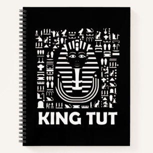 King tut pharaoh egyptian Hieroglyphic Alphabet Notebook