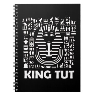 King tut pharaoh egyptian Hieroglyphic Alphabet Notebook
