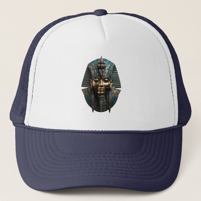 “King Tut Pharaoh Mask hat | Ancient Egyptian  (Front)
