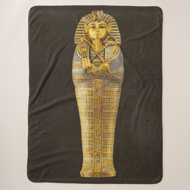 King Tut Sherpa Blanket (Front)