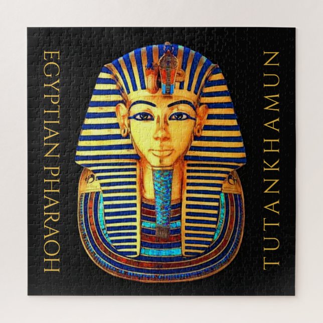King Tutankhamun Ancient Egyptian Pharaoh Calming  Jigsaw Puzzle (Vertical)