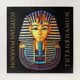 King Tutankhamun Ancient Egyptian Pharaoh Jigsaw Puzzle