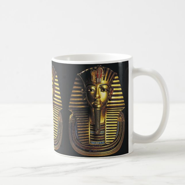 King Tutankhamun, Gold Mask Coffee Mug (Right)
