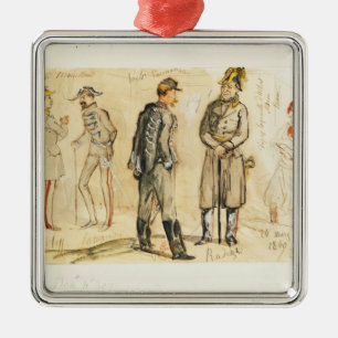 King Vittorio Emanuele II Metal Ornament