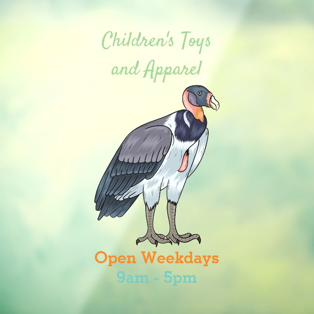 King vulture bird cartoon illustration  (Sheet 3)