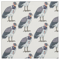 King vulture bird cartoon illustration 