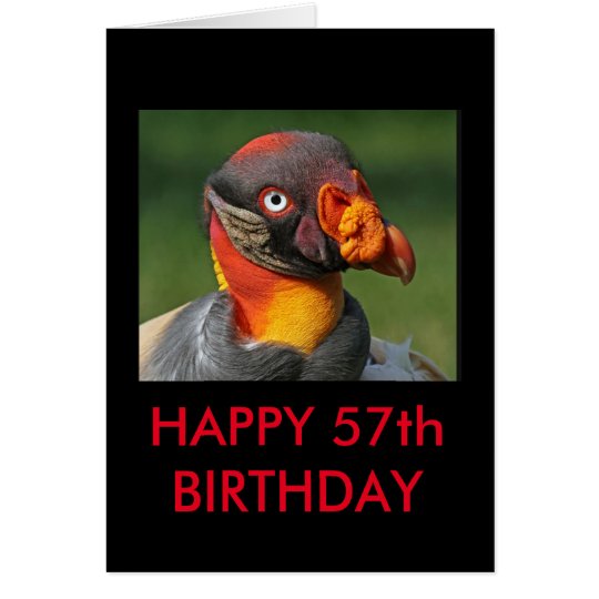 King Vulture - Happy 57th Birthday Card