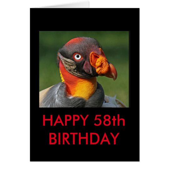 King Vulture - Happy 58th Card