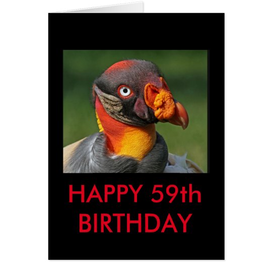 King Vulture - Happy 59th Birthday Card