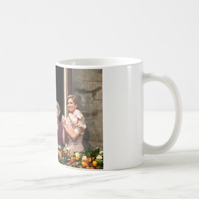 King Willem Alexander, Princess Beatrix, Queen Max Coffee Mug (Right)