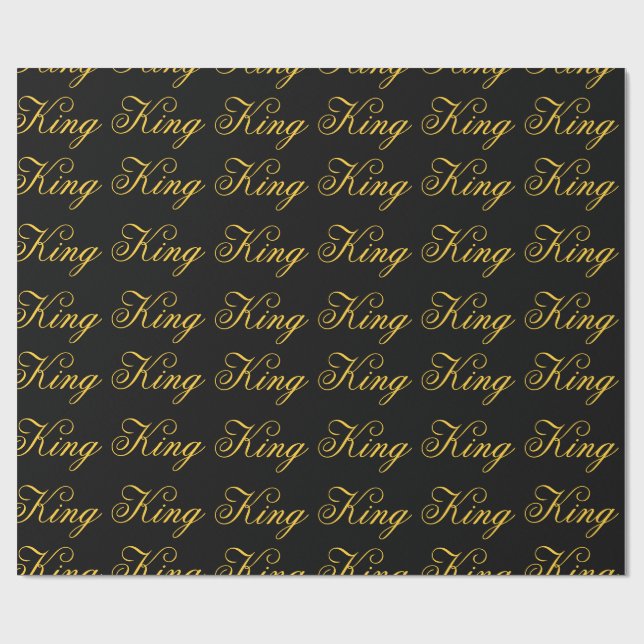 King Wrapping Paper (Flat)