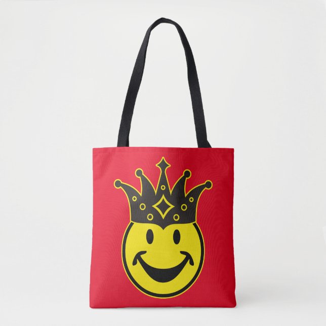 King yellow + your backg. & ideas tote bag (Front)