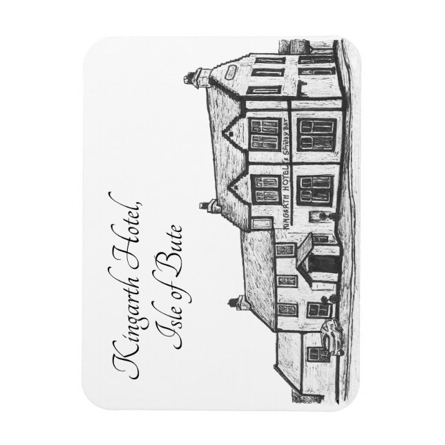 Kingarth Hotel, Isle of Bute- Magnet (Vertical)