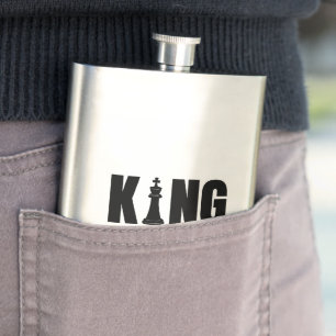 #KingClassicFlask Hip Flask
