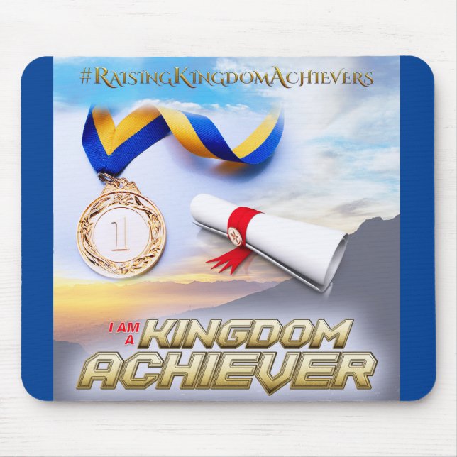 Kingdom Achiever Main Design Mouse Pad (Front)