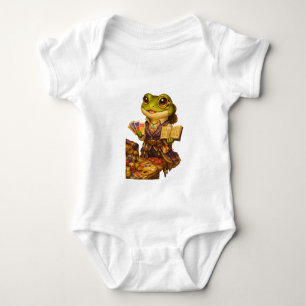 Kingdom Designer Frog Character Baby Bodysuit