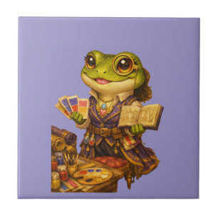 Kingdom Designer Frog Character Ceramic Tile