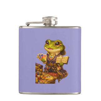 Kingdom Designer Frog Character Hip Flask