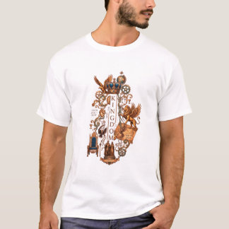 Kingdom" Epic Royal Emblem Graphic –Majestic T-Shirt