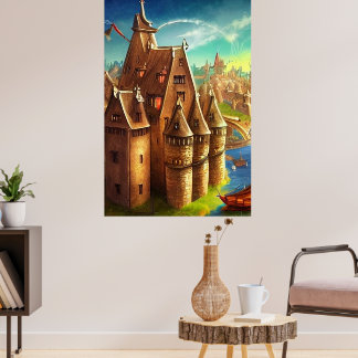 Kingdom Fantasy Digital Art Poster #03