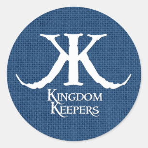 Kingdom Keepers Blue Circle Sticker