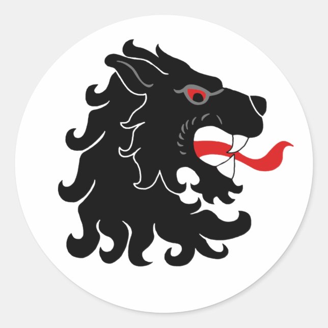 Kingdom of An Tir Populace Badge Classic Round Sticker (Front)