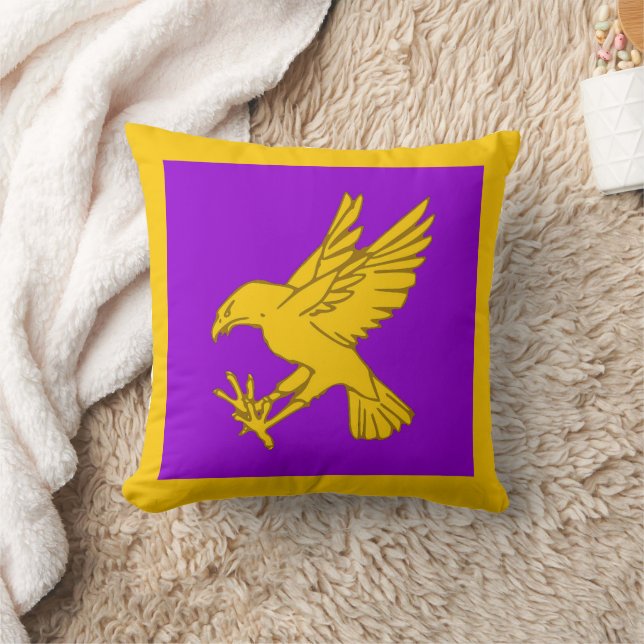 Kingdom of Calontir Populace Badge Throw Pillow (Blanket)