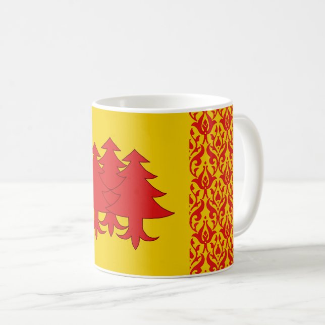 Kingdom of Drachenwald Populace Badge Coffee Mug (Front Right)