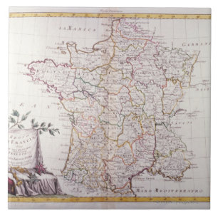 Kingdom of France Ceramic Tile