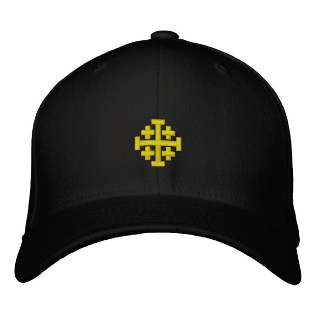 Kingdom of Jerusalem Embroidered Hat (Front)