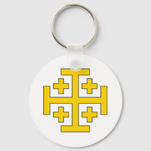 Kingdom of Jerusalem symbol keyring