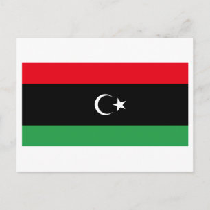 Kingdom of Libya Flag (1951-1969) Postcard