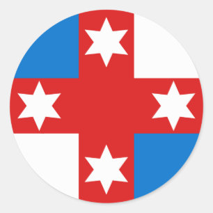 Kingdom of Lochac Populace Badge Classic Round Sticker