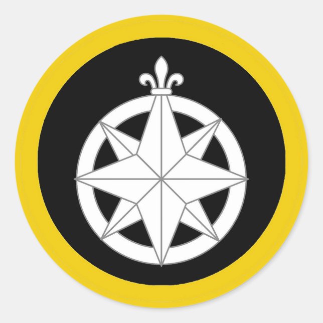 Kingdom of Northshield Populace Badge Classic Round Sticker (Front)