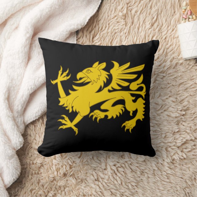 Kingdom of Northshield Populace Badge Throw Pillow (Blanket)