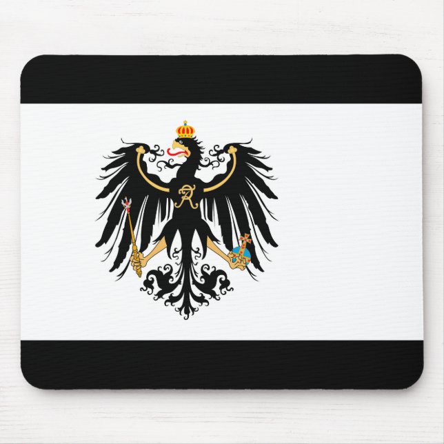 Kingdom of Prussia national flag Mouse Pad (Front)