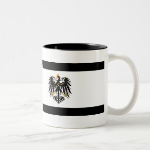 Kingdom of Prussia national flag Two-Tone Coffee Mug