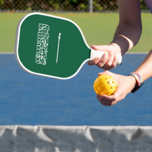 Kingdom of Saudi Arabia flag Pickleball Paddle