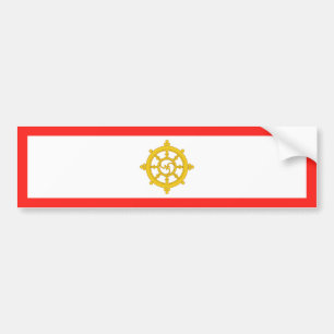 Kingdom of Sikkim Flag Bumper Sticker