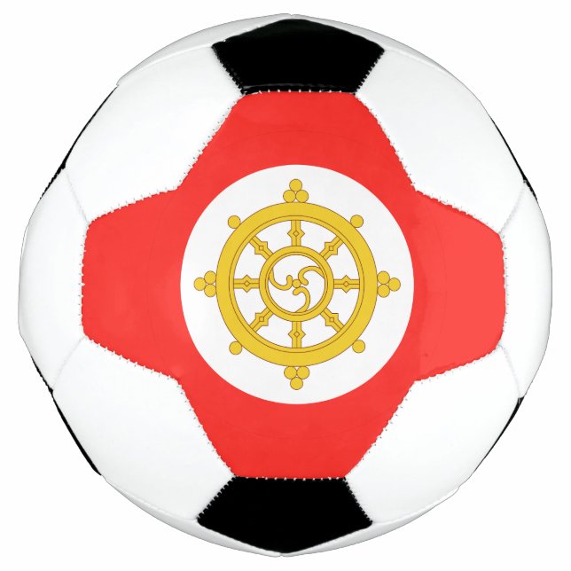 Kingdom of Sikkim Flag Soccer Ball (Front)