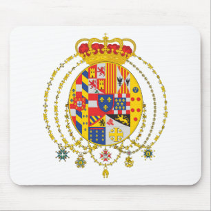 Kingdom of Two Sicilies Coat of Arms Mouse Pad