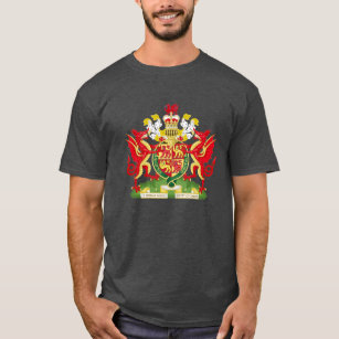 Kingdom of Wales Coat of Arms Cymru am byth Unisex T-Shirt